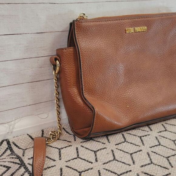 STEVE MADDEN CAMEL TAN SHOULDER BAG - Picture 4 of 16